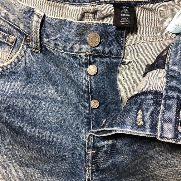 Men’s 32x32 Slim Distressed H&M Jeans - Picture 4 of 9